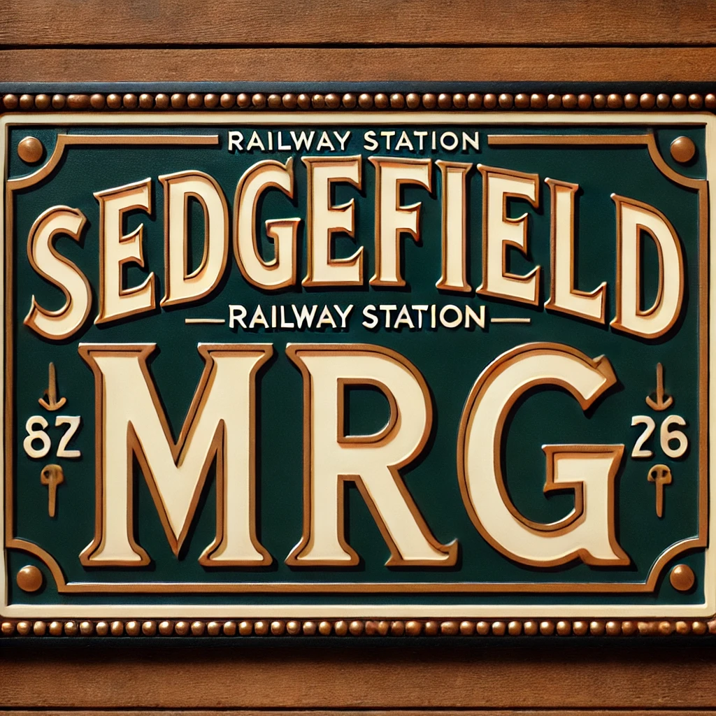 sedgefield-custom-railway-sign